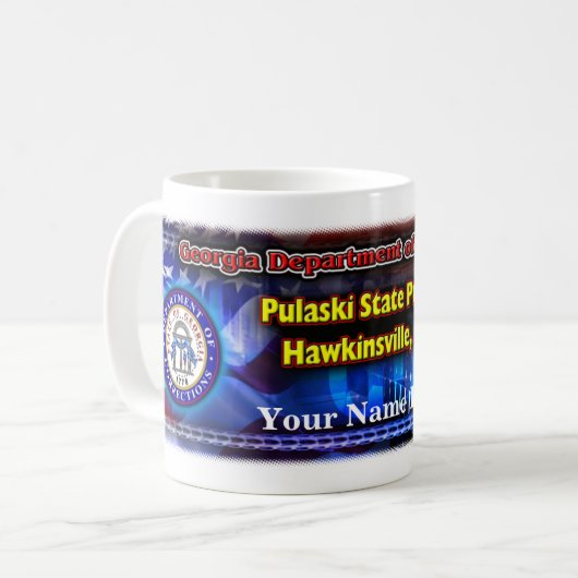 Staatsgevangenis van Pulaski, Jouw naam, Mok koffi (Voorkant links)