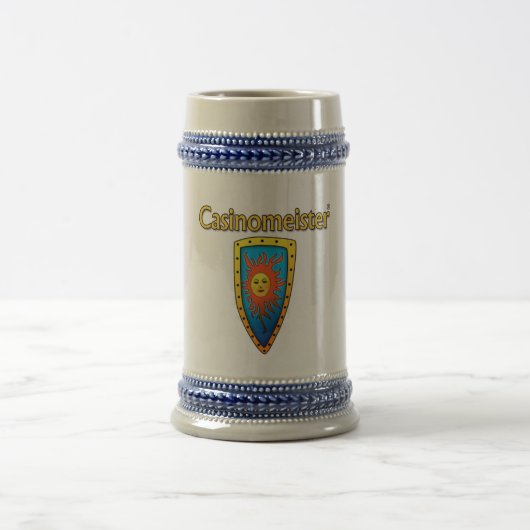 Staatshoofd van Casinomeister, Beer Stein Bierpul (Center)