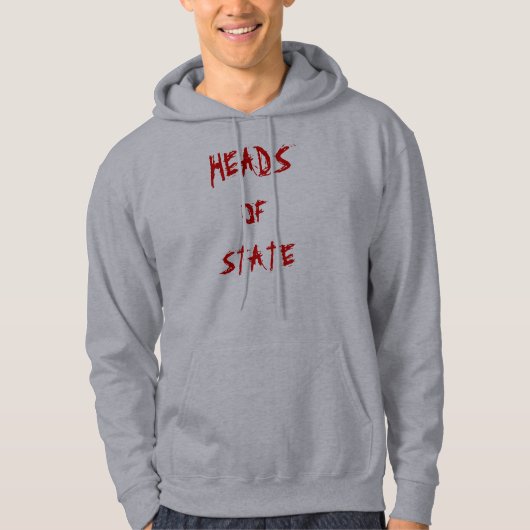 Staatshoofden - grijs hoodie (Voorkant)