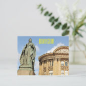 Staatshoofdstuk van de koningin Victoria in Birmin Briefkaart (Staand voorkant)