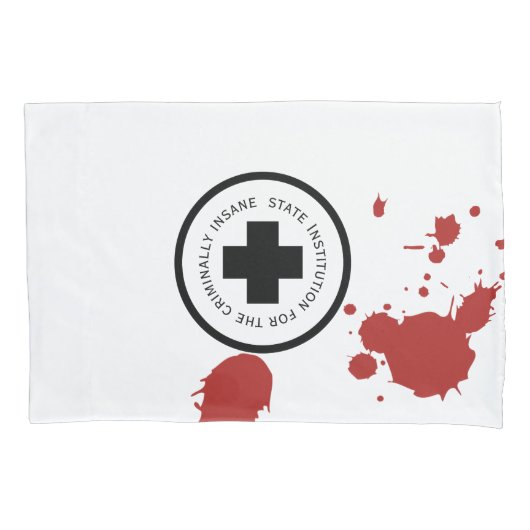 staatsinstelling crimineel gestoorde patiënt kussensloop (Voorkant)