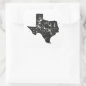  staatskaart Silhouet van Texas Stickers (Tas)