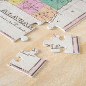  staatskaart van Alabama (1827) Legpuzzel (Zijkant)