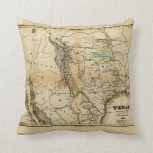 Staatskaart van Texas (1846) Kussen
