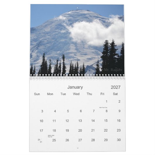 Staatskalender Washington 2013 Kalender (Jan 2027)