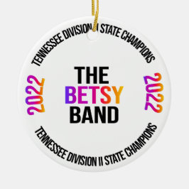 Staatskampioenschap Betsy Band Keramisch Ornament