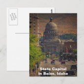 Staatskapitaal in Boise, Idaho Briefkaart (Voorkant / Achterkant)
