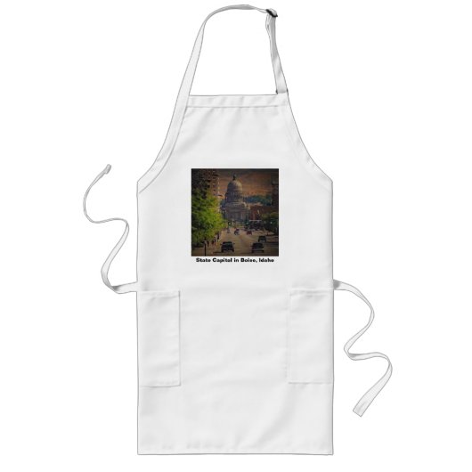 Staatskapitaal in Boise, Idaho Lang Schort (Voorkant)