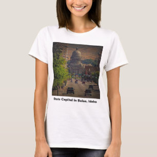 Staatskapitaal in Boise, Idaho T-shirt