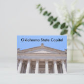 Staatskapitaal Oklahoma Briefkaart (Staand voorkant)