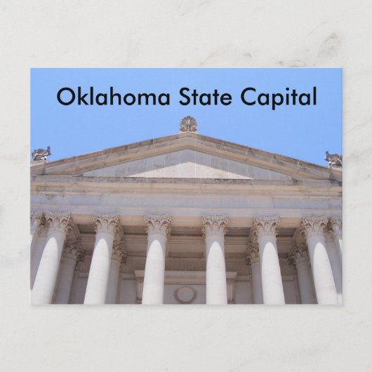 Staatskapitaal Oklahoma Briefkaart (Voorkant)