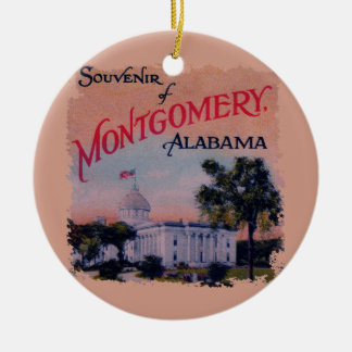 Staatskapitaal van Alabama Keramisch Ornament