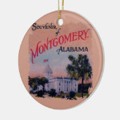 Staatskapitaal van Alabama Keramisch Ornament (Links)