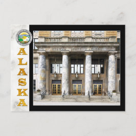Staatskapitaal van Alaska in juni Briefkaart