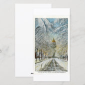 Staatskapitel in Winter, Denver, Colorado Feestdagenkaart (Voorkant / Achterkant)