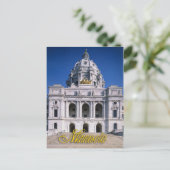 Staatskapitel van Minnesota in Saint-Paul Briefkaart (Staand voorkant)