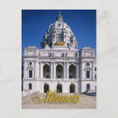 Staatskapitel van Minnesota in Saint-Paul Briefkaart (Voorkant)