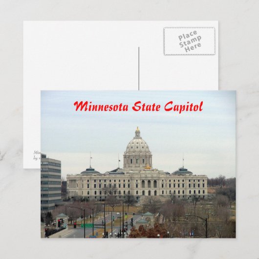 Staatskapitol Briefkaart (Voorkant / Achterkant)