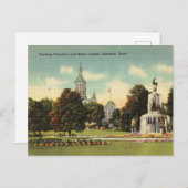 , staatskapitol, Hartford, Connecticut Briefkaart (Voorkant / Achterkant)