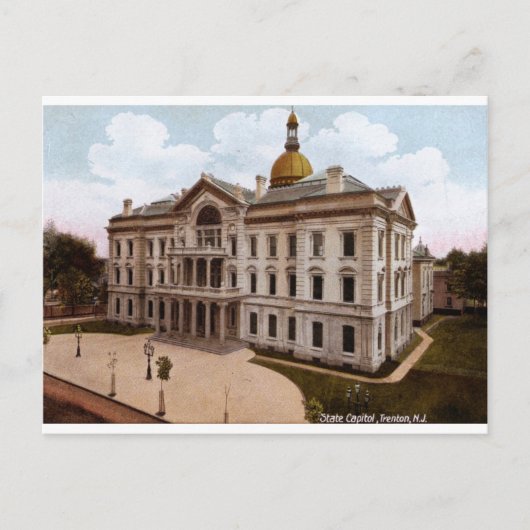 Staatskapitol, Trenton NJ Briefkaart (Voorkant)
