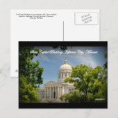 Staatskapitolgebouw Missouri Briefkaart (Voorkant / Achterkant)