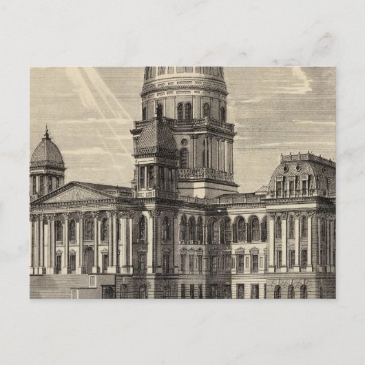 Staatskapitolgebouw, Springfield, Ill Briefkaart (Voorkant)