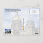 Staatskapitool Iowa in Des Moines Briefkaart (Achterkant)