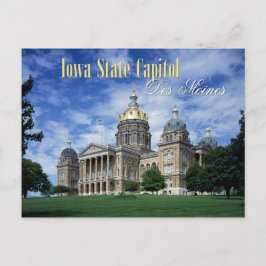 Staatskapitool Iowa in Des Moines Briefkaart