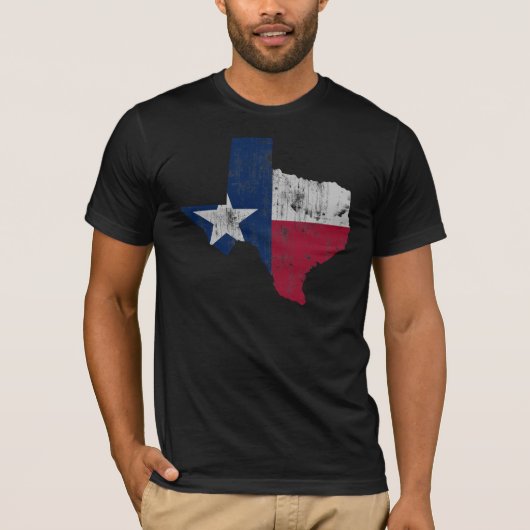  staatsketting Texas Flag T-shirt (Voorkant)