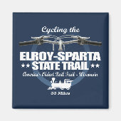 Staatspad Elroy-Sparta (H2) Magneet (Voorkant)