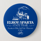 Staatspad Elroy-Sparta (RT) Ronde Button 4,0 Cm (Voorkant)