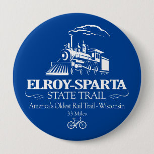 Staatspad Elroy-Sparta (RT) Ronde Button 4,0 Cm