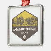 Staatspark Anza-Borrego Metalen Ornament (Links)