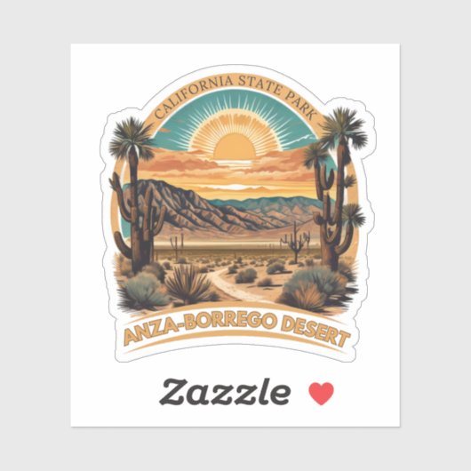 Staatspark Anza-Borrego Sticker (Vel)