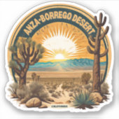 Staatspark Anza-Borrego Sticker (Voorkant)