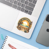 Staatspark Anza-Borrego Sticker (Laptop met iPhone)