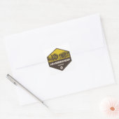 Staatspark Anza-Borrego Vierkante Sticker (Envelop)