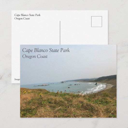 Staatspark Cape Blanco, kust van Oregon Briefkaart (Voorkant / Achterkant)