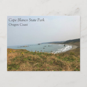 Staatspark Cape Blanco, kust van Oregon Briefkaart