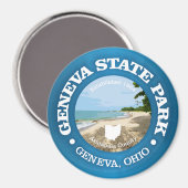 Staatspark van Genève (SP) Magneet (Voorkant / Achterkant)