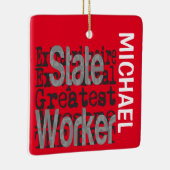 Staatspersoneel Extraordinaire CUSTOM Keramisch Ornament (Rechts)