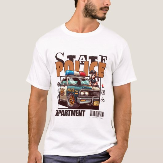 Staatspolitie T-shirt (Voorkant)