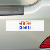STAATSRECHTEN BUMPERSTICKER (Op auto)