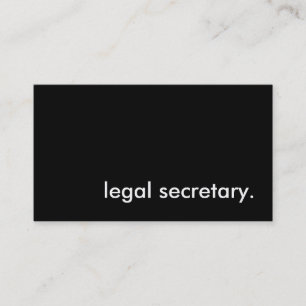 staatssecretaris. visitekaartje