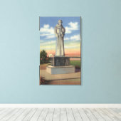 Staatstaal van de padre Garces in de Garces-cirkel Canvas Afdruk (Insitu (Houten vloer))