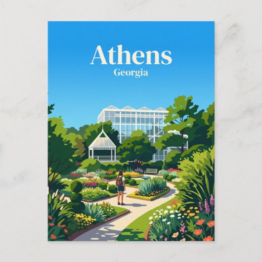 Staatstuin van Georgia VS Briefkaart (Voorkant)