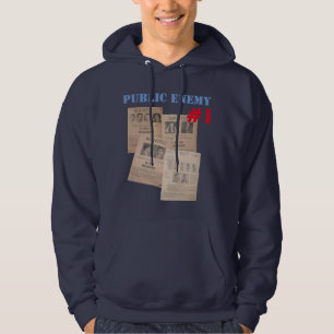 staatsvijand nummer één poster hoodie ontwerp