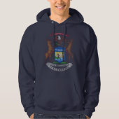 staatsvlag Michigan Hoodie (Voorkant)