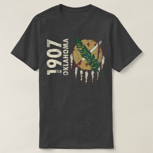 staatsvlag van 1907, Oklahoma T-shirt (Design voorkant)