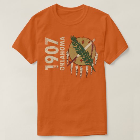 staatsvlag van 1907, Oklahoma T-shirt (Design voorkant)